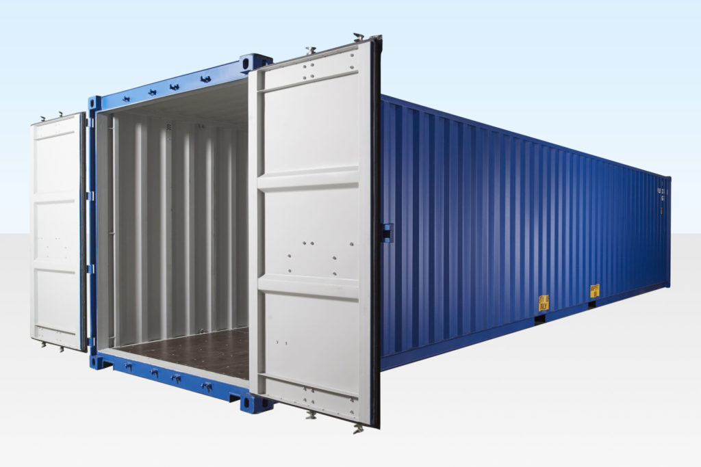 40FT SHIPPING CONTAINER BLUE4